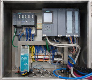 Siemens PLC inside a control box