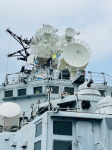 UK Warship with Control Panel